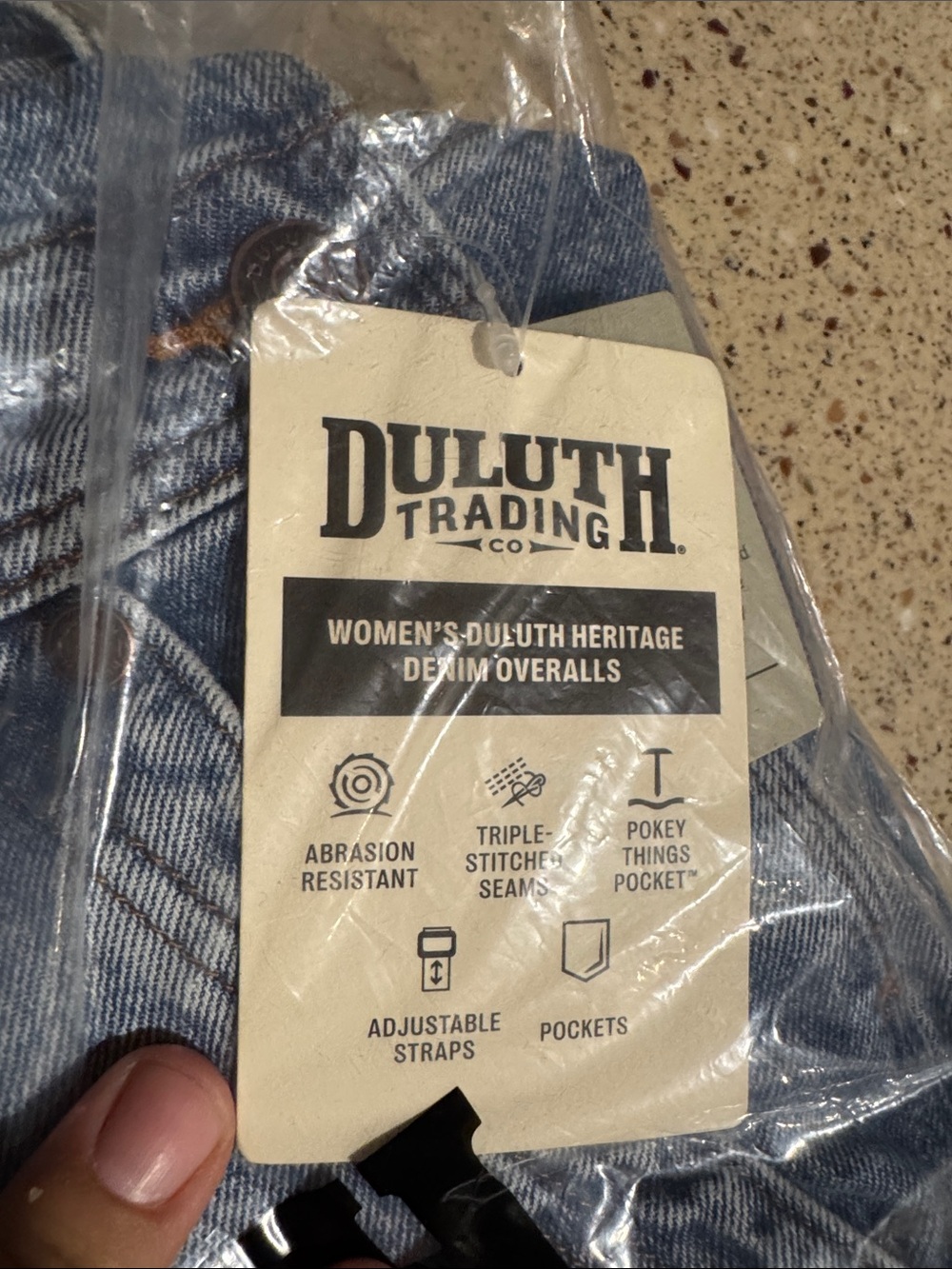 NWT Duluth Heritage Denim Overalls - Picture 4 of 5